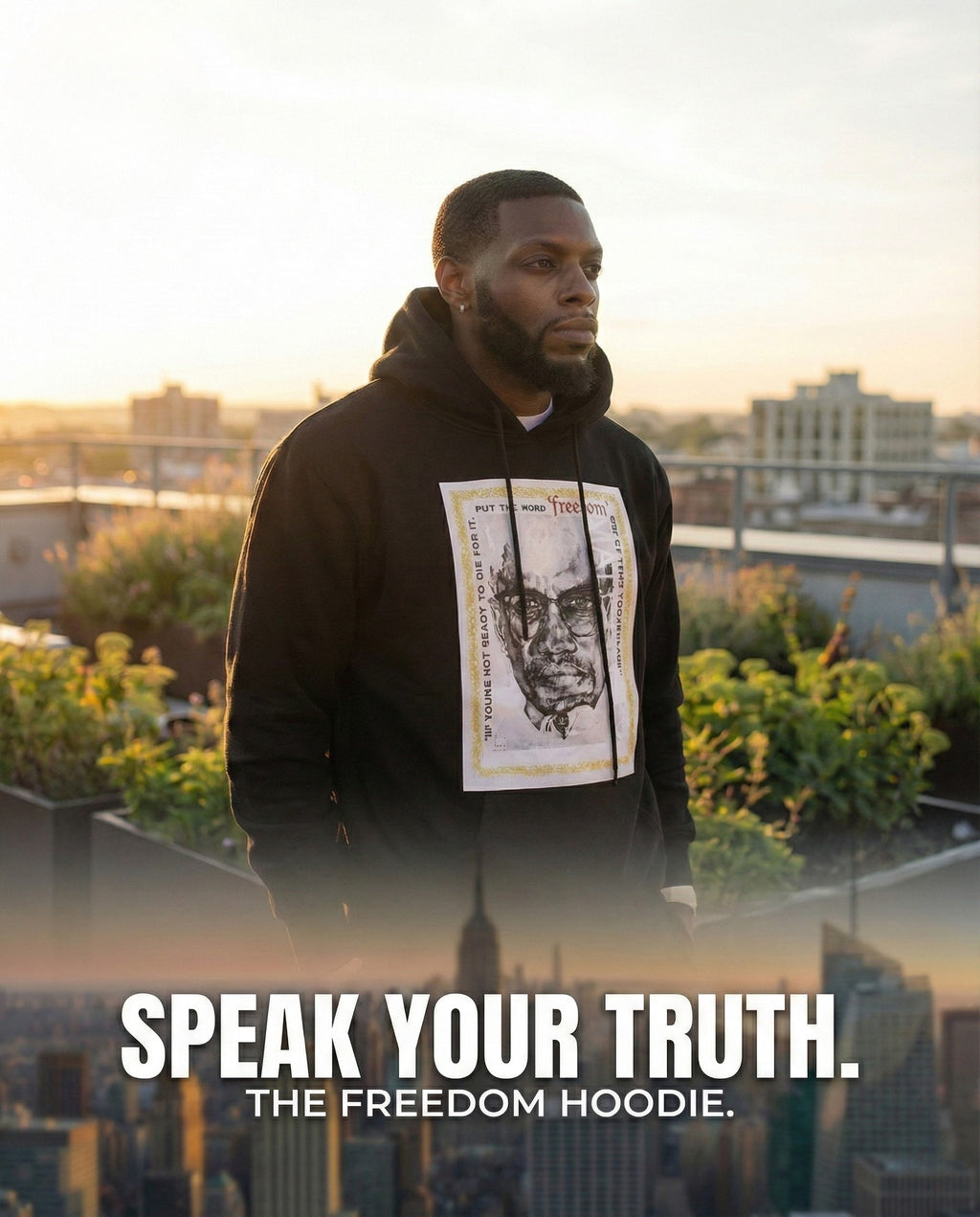 The "Freedom" Hoodie | Limited Edition Malcolm X Series